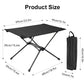 WESTTUNE Lightweight Camping Folding Table – Portable Roll-Up Aluminium Table with Oxford Fabric Top