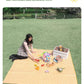 Yellow Waterproof Camping & Picnic Mat – Double-Sided Aluminium Sleeping Pad for Outdoor Use