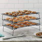 3pc Stainless Steel Cooling & Baking Rack – Non-stick Grid Tray for Cookies, Bread, Pizza