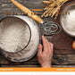 Stainless Steel Danish Dough Whisk – Handheld Beater for Bread & Pastry Mixing