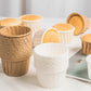 50pcs Gold Muffin Cupcake Liners – Oilproof Baking Cups for Weddings, Parties and Events