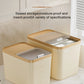 10KG Storage Container – Sealed Cereal, Pet Food, Rice, or Flour  Dispenser with Buckle