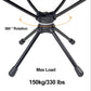 Swivel Camping Chair – Lightweight Folding Seat with Carry Bag for Hiking, Fishing & Travel