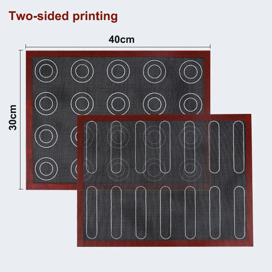 Perforated Silicone Baking Mat – Non-Stick Oven Liner for Macarons, Cookies & Bread