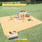 Yellow Waterproof Camping & Picnic Mat – Double-Sided Aluminium Sleeping Pad for Outdoor Use