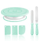 Macaron Rotating Cake Turntable – 11" Revolving Stand for Cake Decorating and Baking
