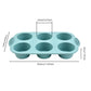 Silicone 6-Cup Cake Mould – Non-Stick Muffin Tray for Baking Cupcakes, Cakes and Biscuits