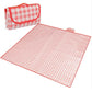 Checkered Picnic Blanket 140×190cm – Washable Lightweight Mat with Handle for Camping