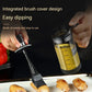 Silicone Oil Brush with Glass Bottle – High Temp Resistant, Non-Shedding, for Kitchen & BBQ