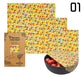 3pcs Reusable Beeswax Food Wraps – Natural Cotton Covers for Cheese, Fruit & Bread