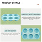 Silicone 6-Cup Cake Mould – Non-Stick Muffin Tray for Baking Cupcakes, Cakes and Biscuits