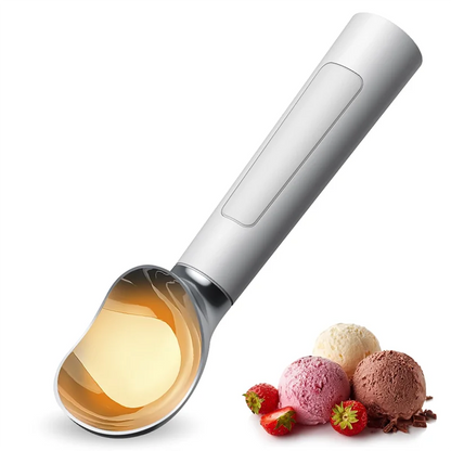A66Z Heated Electric Ice Cream Scoop with LED Display – Handheld Scooper for Hard Ice Cream