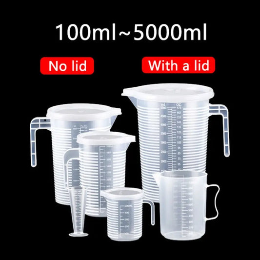 Plastic Measuring Cup – Transparent Liquid Measuring Tool for Baking, Cooking & Mixing