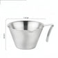 100ml Stainless Steel Espresso Extraction Cup – Coffee Cup with Scale for Home or Café Use