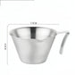 100ml Stainless Steel Espresso Extraction Cup – Coffee Cup with Scale for Home or Café Use