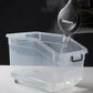 Storage Container with Lid, Wheels & Scoop – Airtight Grain & Cereal Dispenser