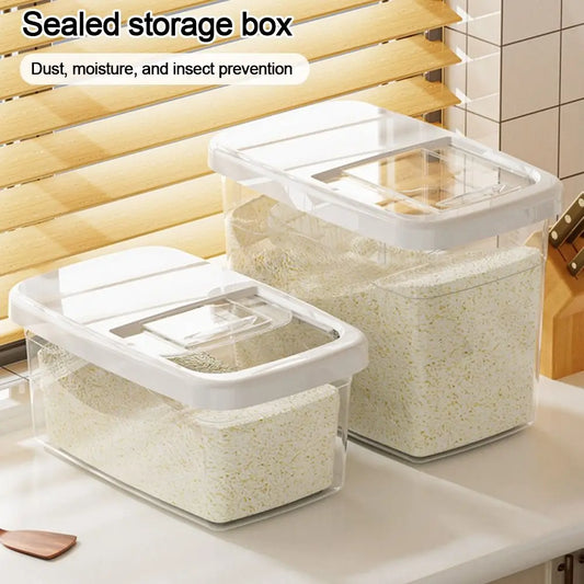 Creative Airtight Rice Storage Container – Moisture-Proof Cereal & Grain Box