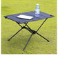 WESTTUNE Lightweight Camping Folding Table – Portable Roll-Up Aluminium Table with Oxford Fabric Top