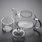 400ml/1000ml Heat-Resistant Glass Teapot with Strainer – Flower Kettle Kung Fu Teaware Set