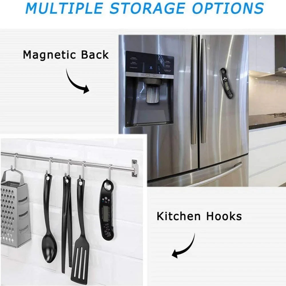 Foldable Digital Thermometer – Instant Read for Cooking & Outdoor Use