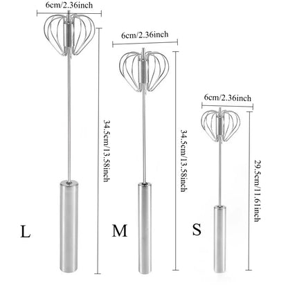 Multi-Function Stainless Steel Egg Whisk – Whisk, Mix & Decorate with Ease