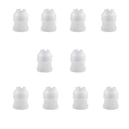 10pc Silicone Icing Bag Ties – Reusable No-Leak Piping Bag Clips for Cake Decorating