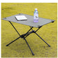 WESTTUNE Lightweight Camping Folding Table – Portable Roll-Up Aluminium Table with Oxford Fabric Top
